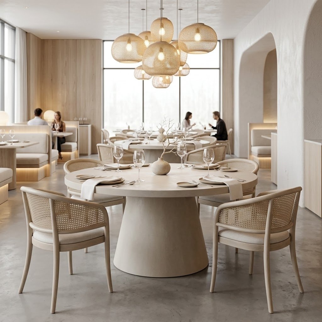 OVAL DINING TABLE BREAKFAST NOOK - Dining Tables - Image 6