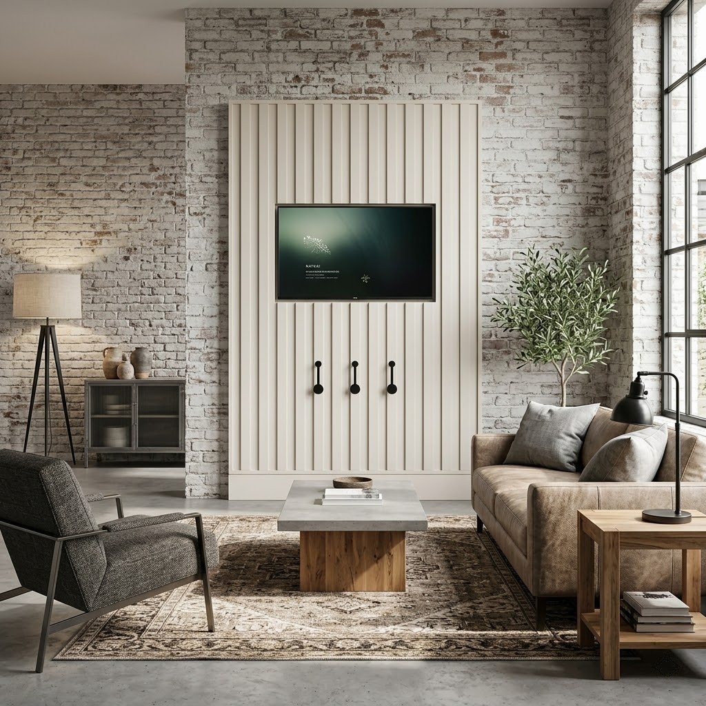TV PANEL - SLATTED - TV Stands - Image 6