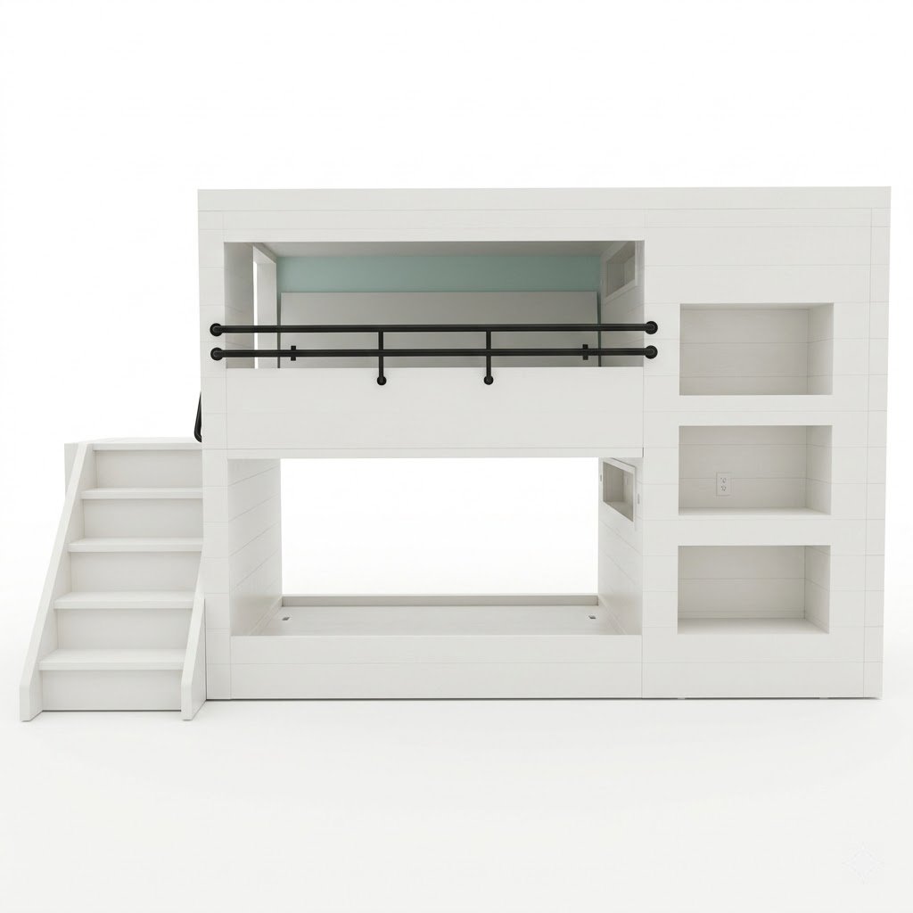 BUNK BED (LEFT) - Panel Beds - Image 2