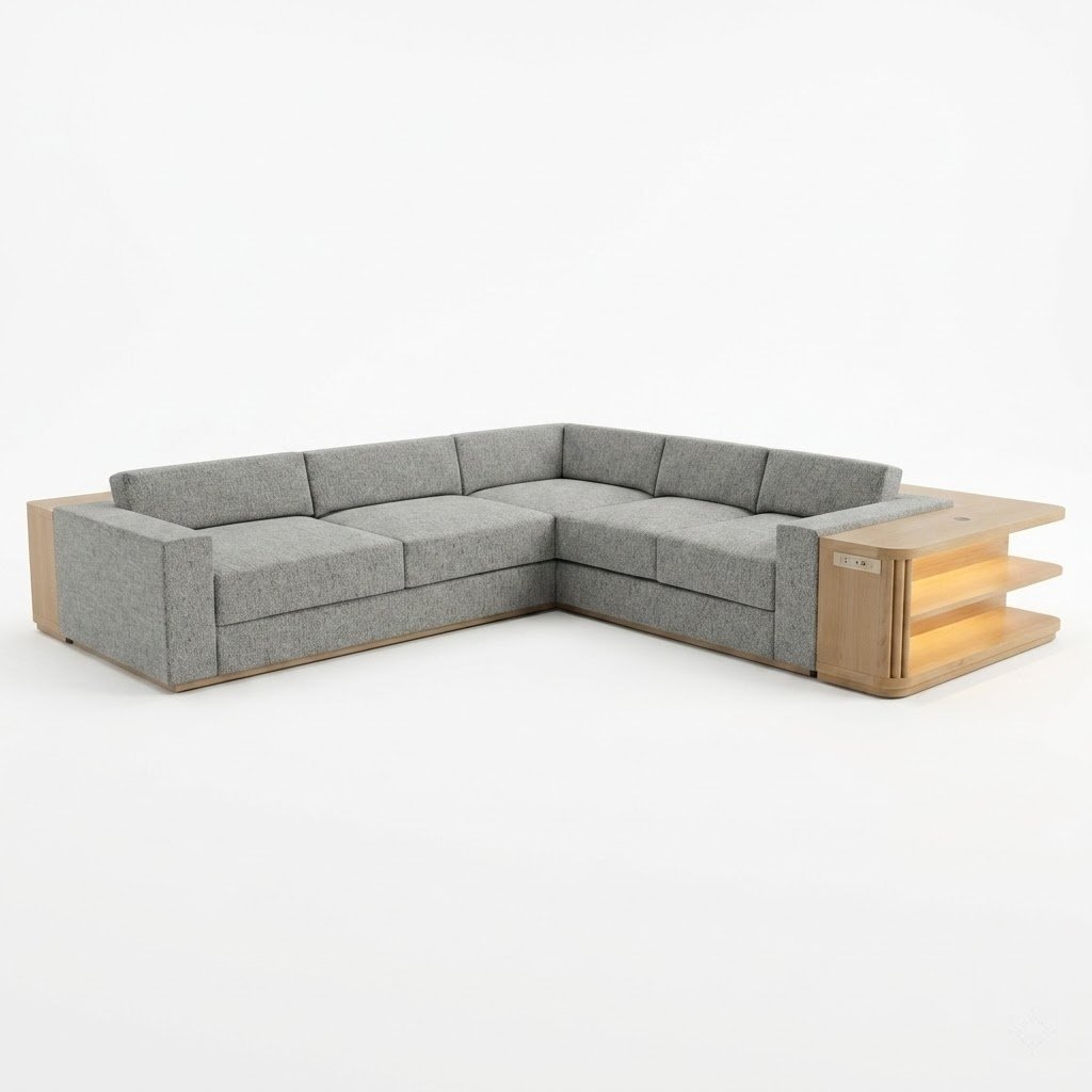 DEEP SECTIONAL SOFA (LEFT) - Sofas
