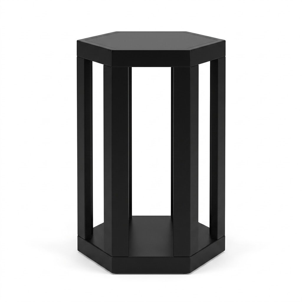 OPEN HEX SIDE TABLE - Tables - Image 2
