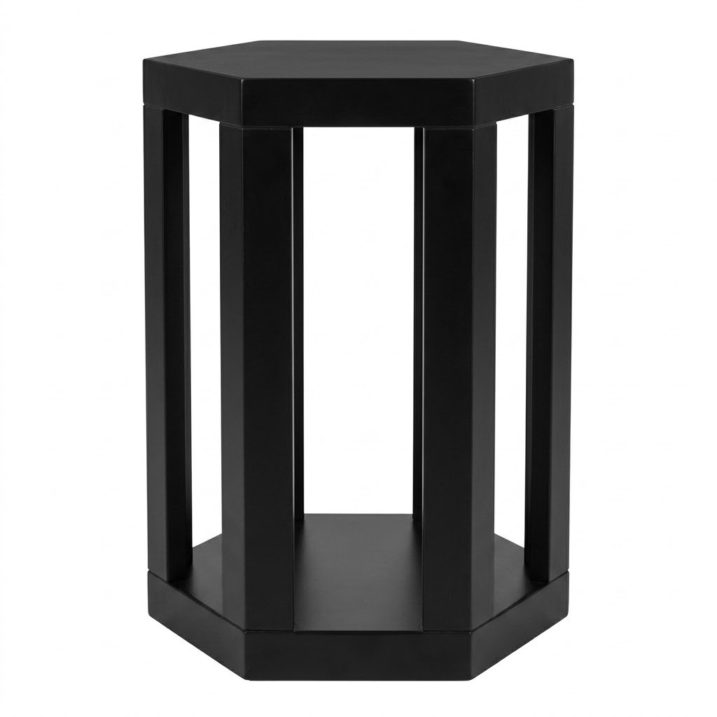 OPEN HEX SIDE TABLE - Tables