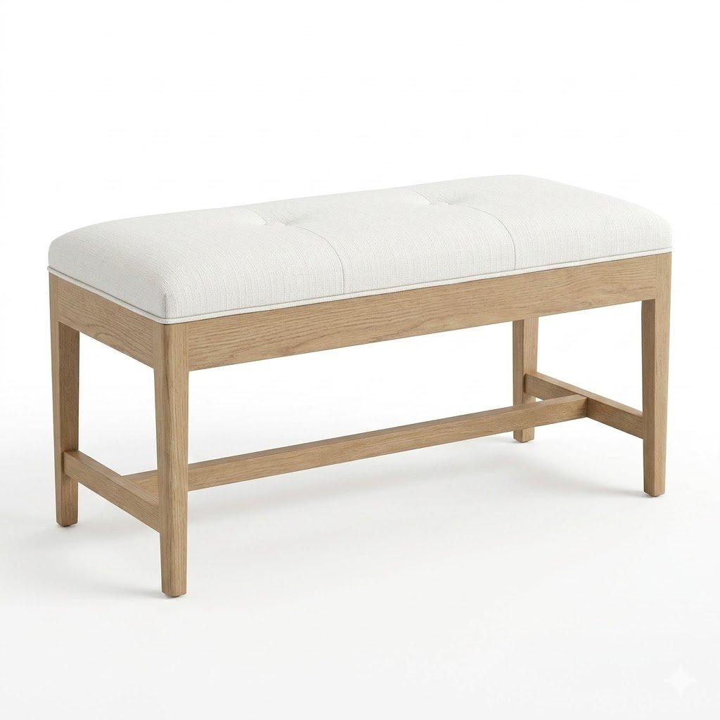 BW - Queen Bench (Mossy Gold) - Seating - Image 2